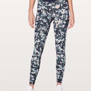 Lululemon Wunder Under Hi-Rise Tight 28" Spring Bloom Multi | Size 6